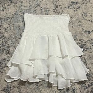 Shein ruffle mini skirt skirt